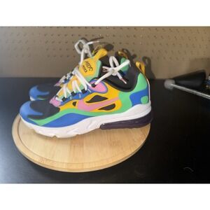 Nike Multicolor Athletic Sneakers - Blue Green Yellow Pink Black